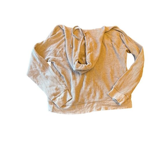 Everlane Waffle Knit Organic Cotton Hoodie Sweater L - Picture 6 of 6